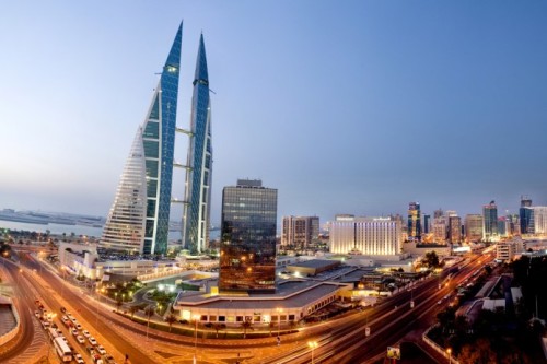 Cityscape, Manama, Kingdom of Bahrain, February, 9, 2010 (Photo by George Dipin/itp images)